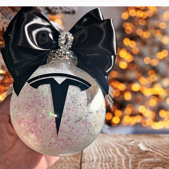Tesla Christmas Tree Ornament| Customized Present| White Elephant Gift, Vehicle - Picture 9 of 15